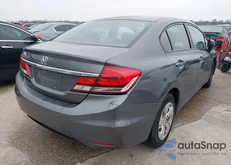 2014 Honda Civic Lx из США, поврежденный, VIN 19XFB2F58EE039744